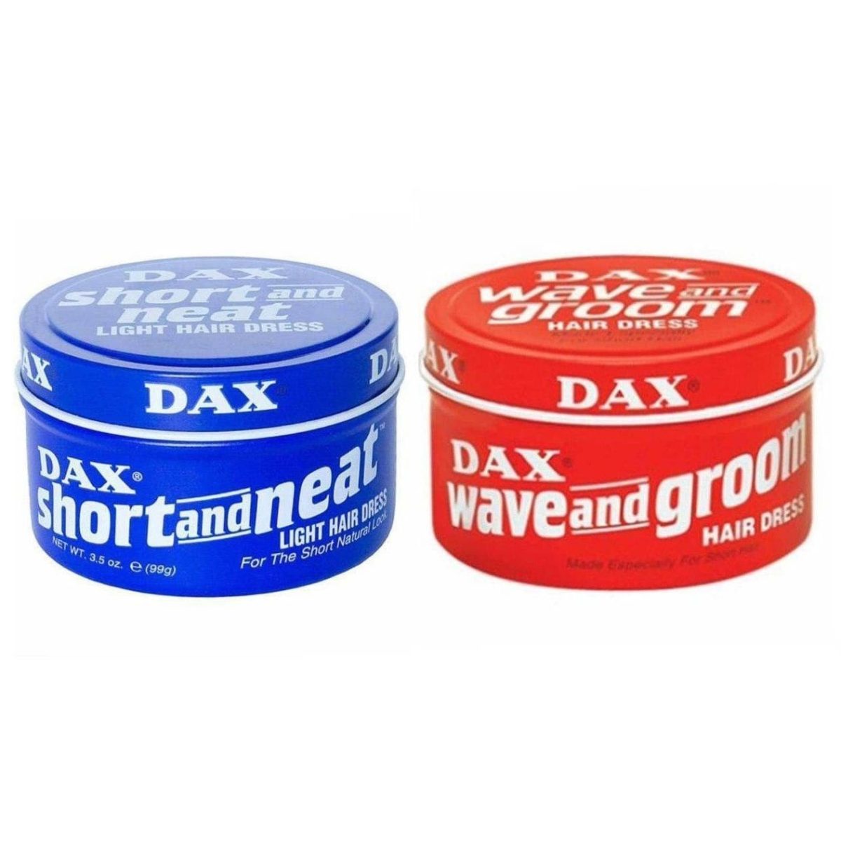 واکس مو داکس DAX - فلزی - قرمز/آبی - حجم 100 گرم - جور - Image 1