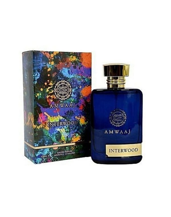 ادکلن فراگرنس ورد (Fragrance World) مردانه مدل AMWAAJ INTERWOOD حجم 100 میلی لیتر