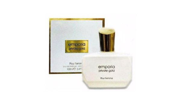 ادکلن فراگرنس ورد (Fragrance World) زنانه مدل ایمپوریا پرایوت گلد EMPORIA Private Gold حجم 100 میلی لیتر