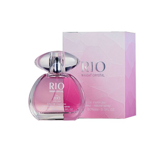 ادکلن د ریو کالکشن De Rio Collection مدل برایت کریستال Bright Crystal حجم 100 میلی لیتر