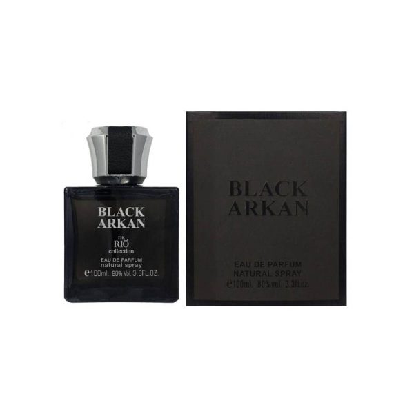 ادکلن د ریو کالکشن De Rio Collection مدل بلک آرکان Black Arkan حجم 100 میلی لیتر