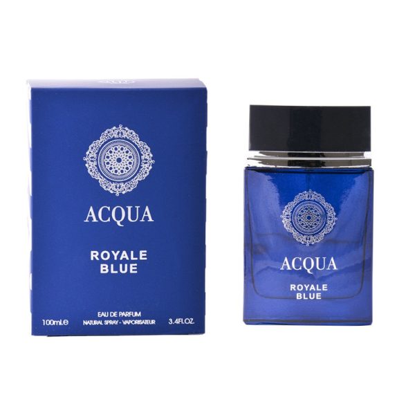 ادکلن فراگرنس ورد (FRAGRANCE WORLD) مردانه مدل Acqua Royale Blue حجم 100 میلی لیتر
