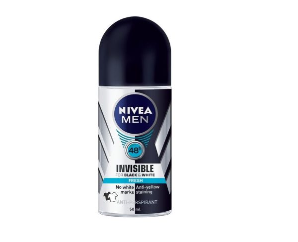 مام رول نیوآ NIVEA مردانه مدل Invisible Fresh حجم 50 میلی لیتر