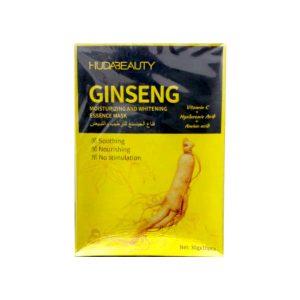 ماسک صورت هدی بیوتی Huda Beauty مدل ورقه ای Ginseng کد H92022 بسته 10 عددی