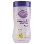دستمال مرطوب دافی پاک کننده آرایش مدل 5IN1 بسته 70 عددی