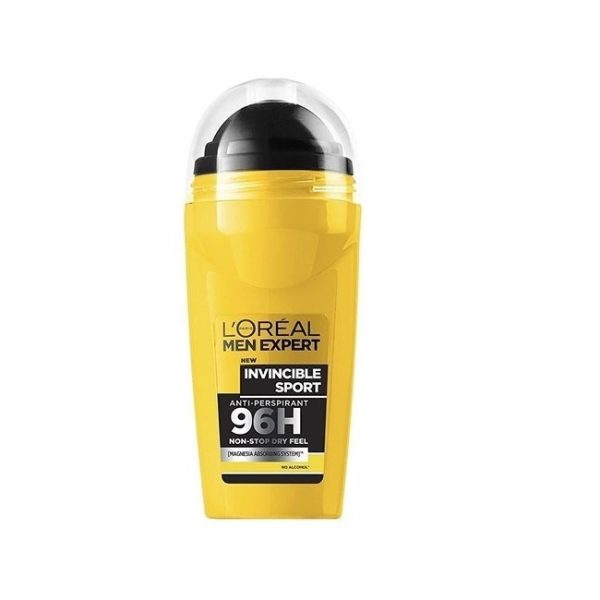 مام رول لورآل Loreal مردانه مدل Invincible Sport حجم 50 میلی لیتر