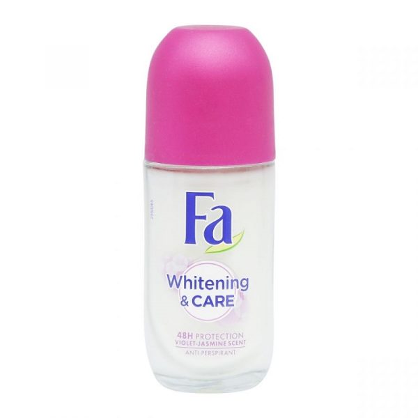 مام رول فا Fa زنانه مدل Whitening & Care صورتی کرمی حجم 50 میلی لیتر