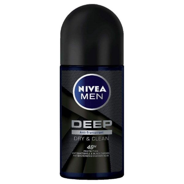 مام رول نیوآ NIVEA مردانه مدل Deep حجم 50 میلی لیتر