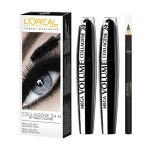 ریمل لورال Loreal مدل Mega Volume Collagen 24 بسته 2 عددی به همراه مداد چشم - Image 2