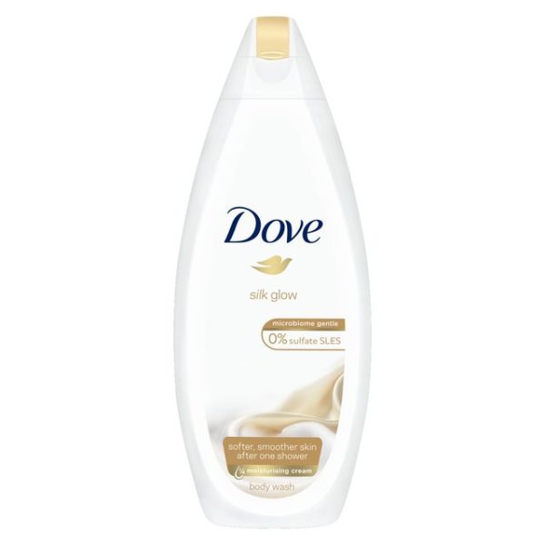 شامپو بدن داو Dove مدل Silk Glow حجم 500 میلی لیتر