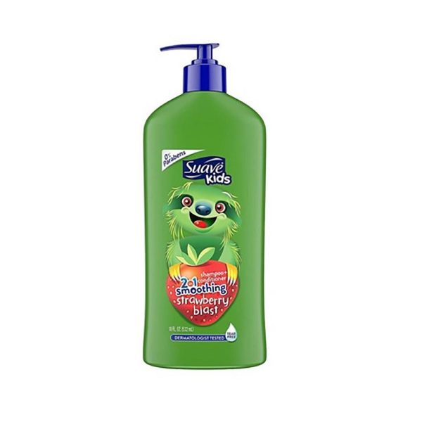 شامپو کودک Suave مدل Strawberry Blast حجم 532 میلی لیتر