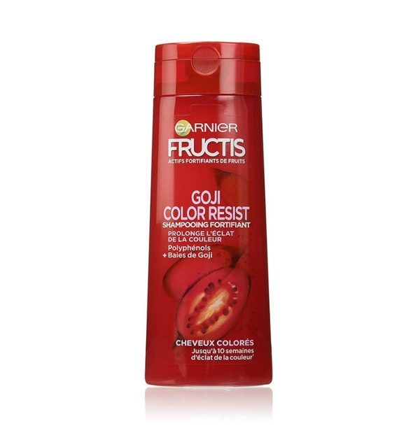 شامپو گارنیر Garnier مدل Goji Color Resist قرمز حجم 400 میلی لیتر
