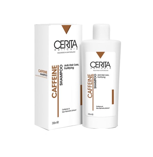 شامپو ضد ریزش سریتا Cerita مدل Caffeine حجم 200 میلی لیتر