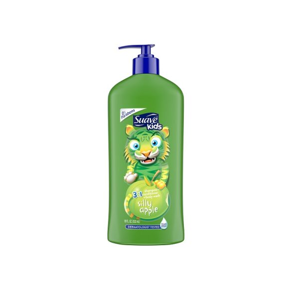 ژل حمام کودک ساو Suave مدل Silly Apple حجم 300 میلی لیتر
