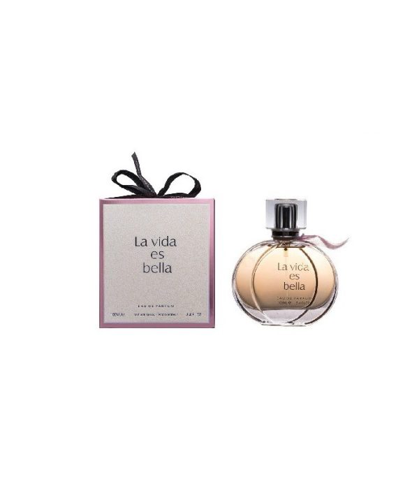 ادکلن فراگرنس ورد (Fragrance World) مدل لاویدا اس بلا ادوپرفیوم La Vida Es Bella EDP For Women حجم 100 میلی لیتر