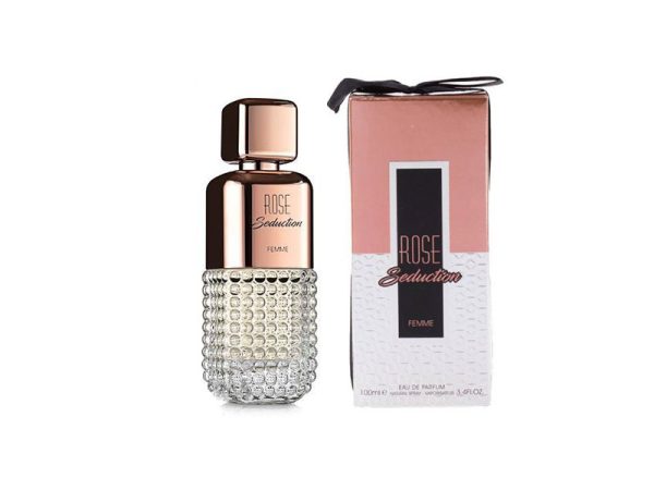 ادکلن فراگرنس ورد (Fragrance World) مدل رز سداکشن Rose Seduction حجم 100 میلی لیتر