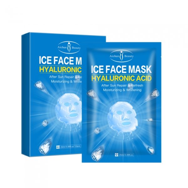 ماسک صورت آیچون بیوتی Aichun Beauty مدل ورقه ای Ice کد AC31967 بسته 10 عددی