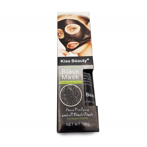 ماسک صورت کیس بیوتی Kiss Beauty بلک ماسک زغالی وزن 120 گرم