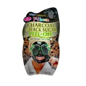 ماسک صورت مونته ژنه یک ورقی سری 7th Heaven مدل charcoal & black sugar