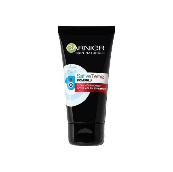 ماسک صورت گارنیر Garnier مدل زغالی Pure Active 658 حجم 50 میلی لیتر