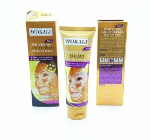 ماسک صورت وکالی Wokali مدل Whitening طلایی حجم 130 میلی لیتر