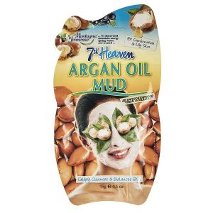 ماسک صورت مونته ژنه ورقی سری 7th Heaven مدل Argan Oil Mud حجم 15 ميلی لیتر