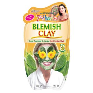 ماسک صورت مونته ژنه ورقی سری 7th Heaven مدل Blemish Clay حجم 20 میلی لیتر