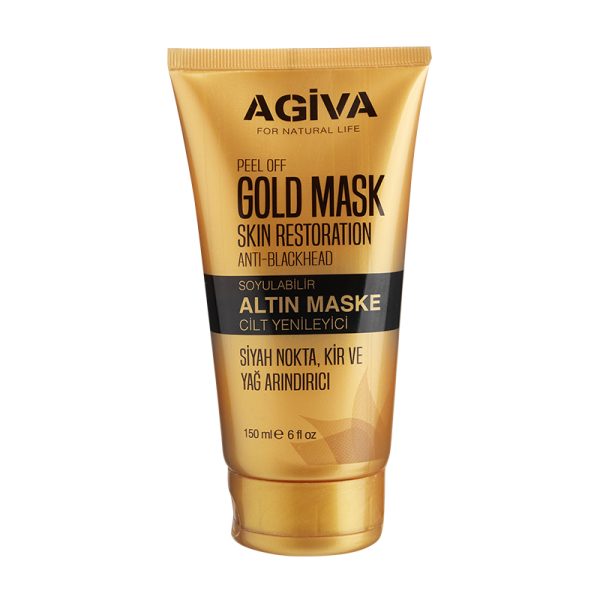 ماسک صورت آگیوا Agiva مدل گلد ماسک Skin Restoration حجم 150 میلی لیتر