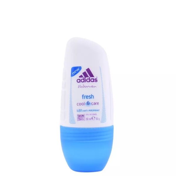 مام رول آدیداس Adidas مردانه سری Cool & Care مدل Fresh آبی حجم 50 میلی لیتر