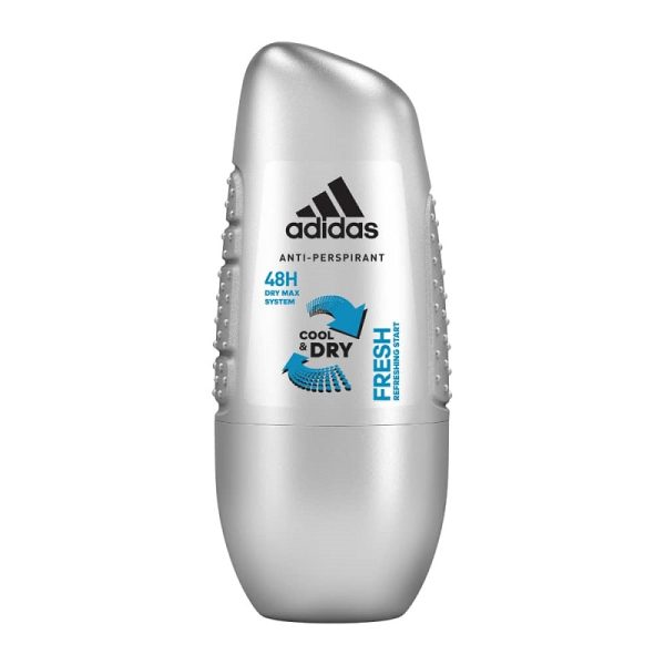 مام رول آدیداس Adidas مردانه سری Cool & Dry مدل Fresh طوسی حجم 50 میلی لیتر