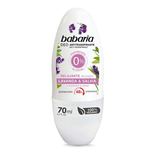 مام رول باباریا Babaria مدل Lavanda & Salvia حجم 70 میلی لیتر