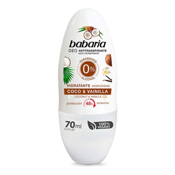 مام رول باباریا Babaria مدل Coco & Vainilla حجم 70 میلی لیتر