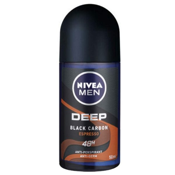مام رول نیوآ NIVEA مردانه سری Deep مدل Espresso حجم 50 میلی لیتر