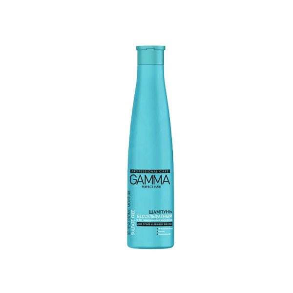 شامپو گاما بدون سولفات سبز Perfect Hair حجم 350 میلی لیتر