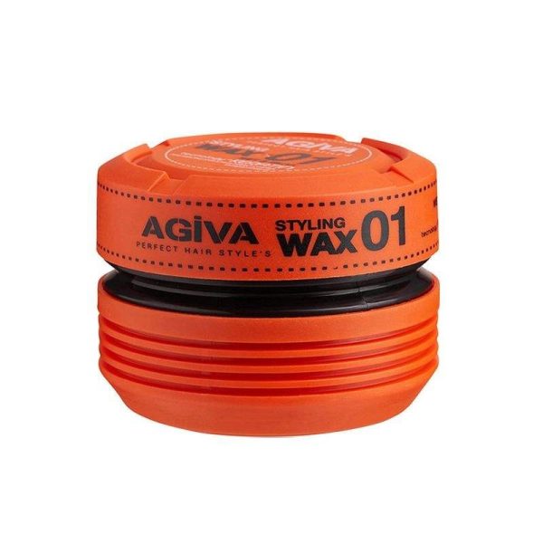 واکس مو آگیوا AGIVA شماره 01 نارنجی حجم 175 میلی لیتر