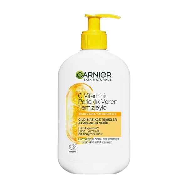 ژل شستشو صورت گارنیر GARNIER - مدل ویتامین C - حجم 250 میل