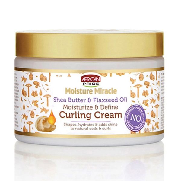 کرم مو کاسه‌ای AFRICAN PRIDE افریکن پراید مدل Moisture Miracle Curl حجم 425 گرم