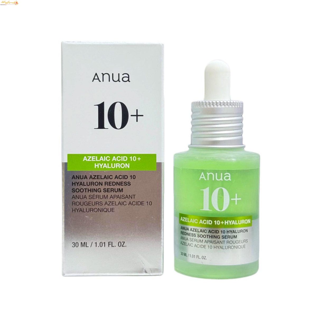 سرم صورت آزلائیک اسید 10 ٪ هیالورون آنوا  30 میل anua - Image 1