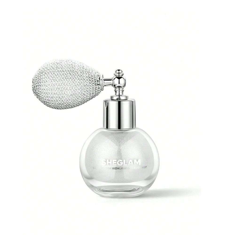SHEGLAM-GO-GO-GLOW-HIGHLIGHTING-BODY-MIST-FROSTED-OPAL-COLOR-10-GR شیمر بدن شیگلم مدل GO GO GLOW وزن 10 گرم - Image 1