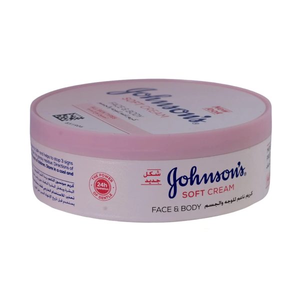 کرم مرطوب کننده جانسون Johnsons صورت و بدن Soft Cream حجم 200 میل