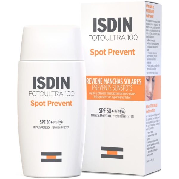 ضدآفتاب ISDIN ایزدین FOTOUL TRA 100 SPOT PREVENT اسپات 50 میل