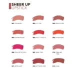 رژ لب جامد فلورمار شیر‌ آپ SHEER UP - جور - تصویر 2