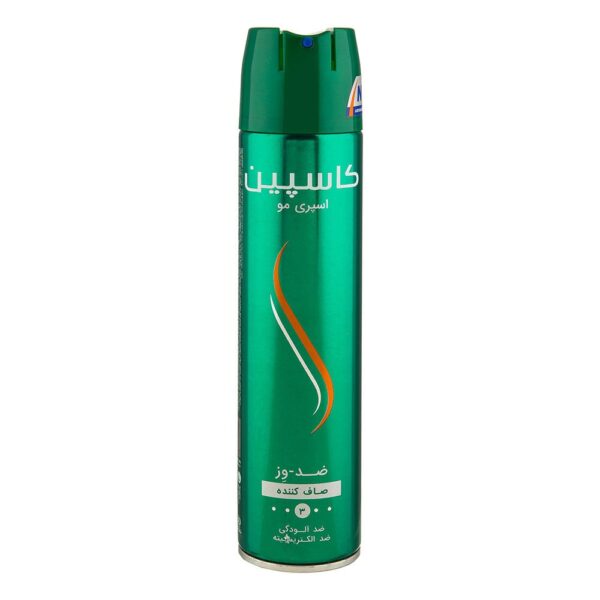اسپری مو کاسپین (سبز) ضد وز صاف کننده شماره 3 حجم 250 میل