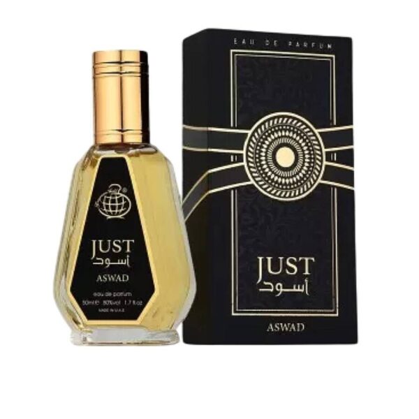 ادکلن فرگرانس ورد (Fragrance World)  Just Aswad حجم 50 میل