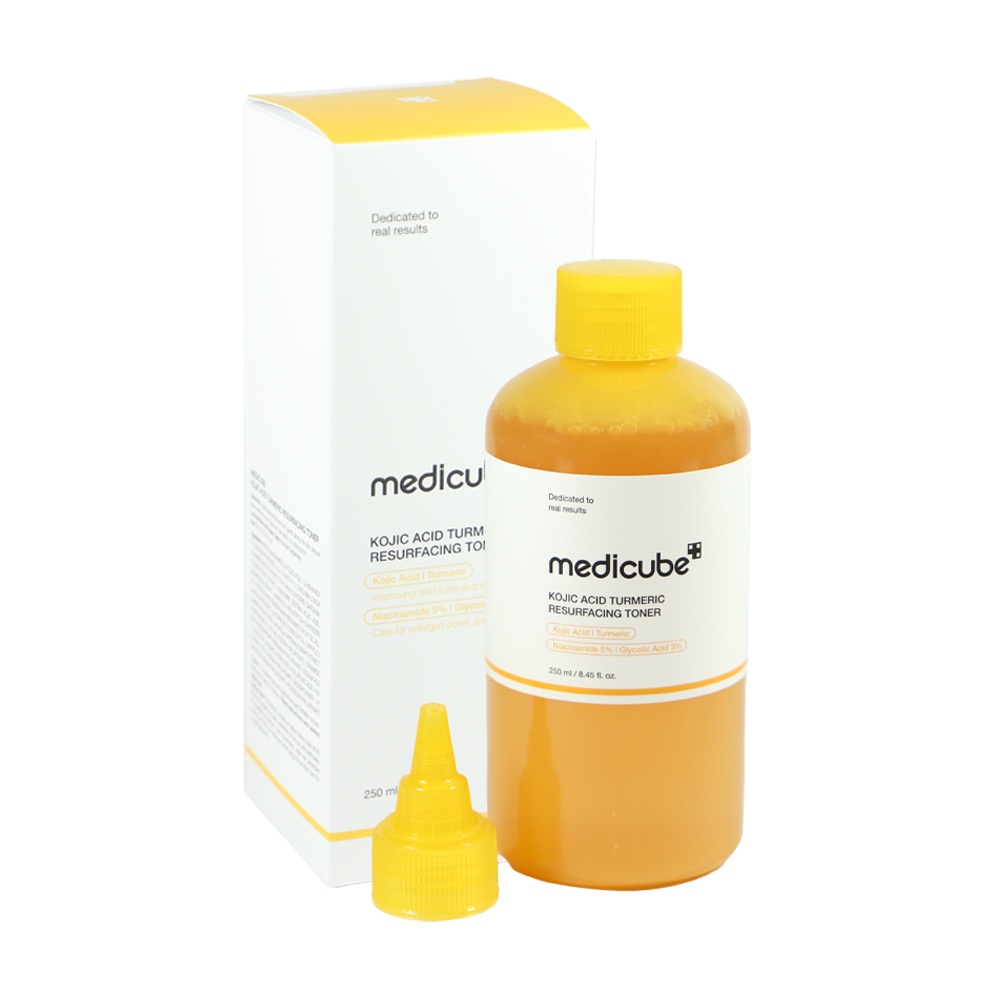 تونر-زردچوبه-مدی-کیوب-1 تونر لایه بردار و جوانساز کوجیک اسید و زردچوبه مدی کیوب Medicube Kojic Acid Turmeric Resurfacing Toner - تصویر 1