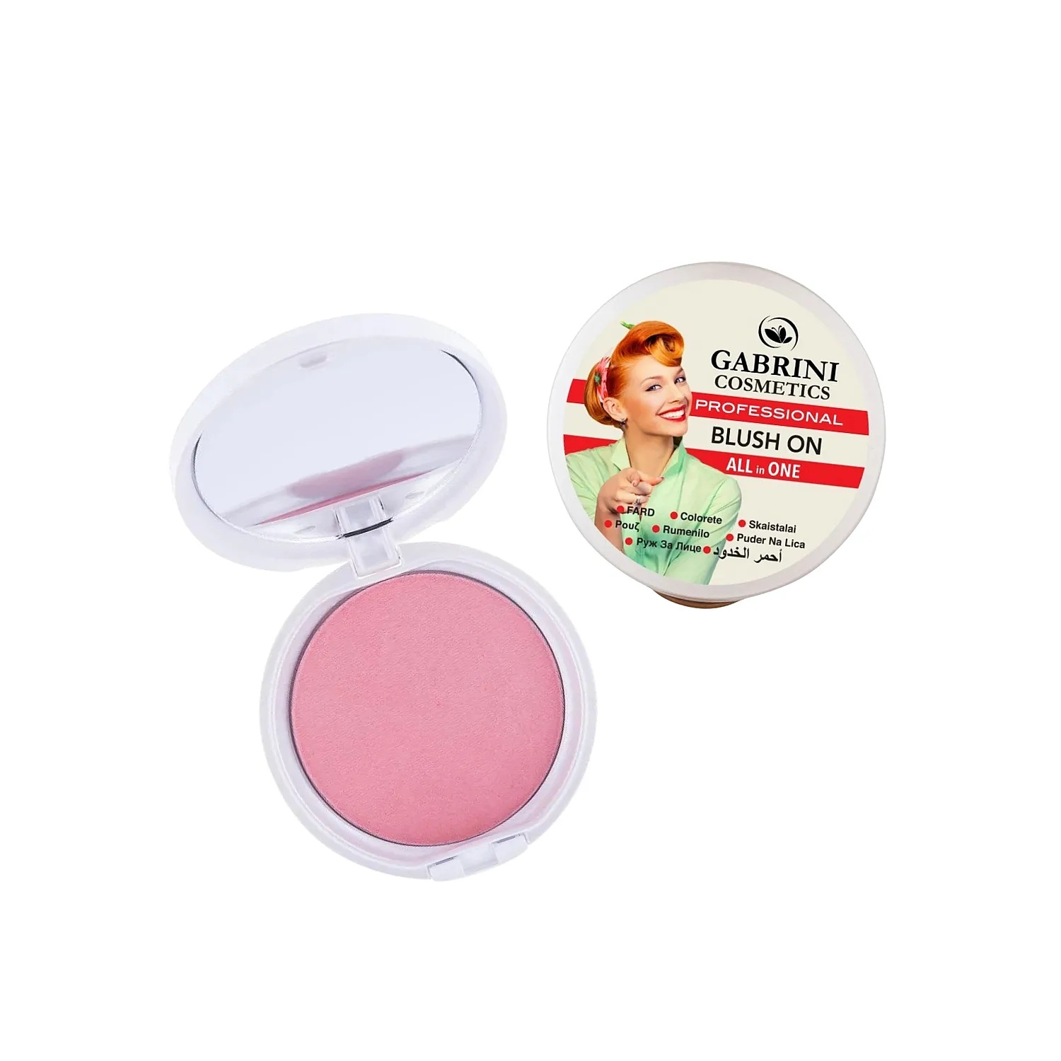 gabrini-blush-on-compact-all-in-one-pink-shade رژگونه گابرینی GABRINI - Image 1