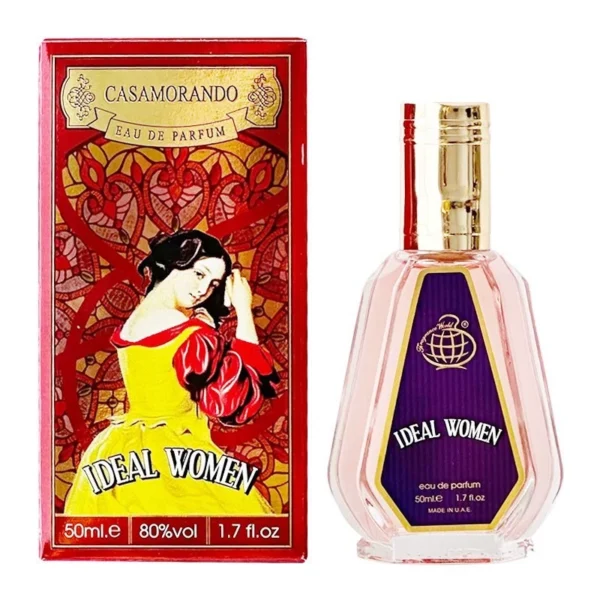 ادکلن فرگرانس ورد (Fragrance World) مدل کازاموراتی IDEAL WOMAN - حجم 50 میل