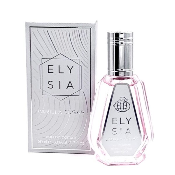 ادکلن فرگرانس ورد (Fragrance World) مدل ELYSIA - VANILLA SUGAR - حجم 50 میل