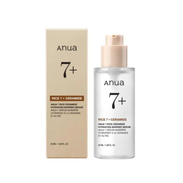 سرم آبرسان آنوا Anua مدل Rice Ceramide Hydrating Barrier حجم 50 میل