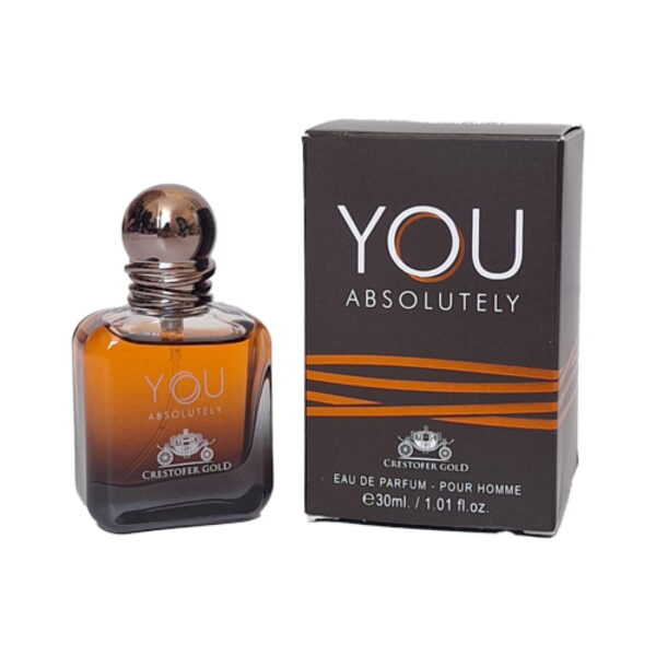 ادکلن جیبی مردانه کریستوفر گلد CRESTOFER GOLD مدل YOU ABSOLUTELY حجم 30 میلی لیتر
